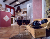 wine glass, drink, tableware, bottle, wine, indoor, glass, stemware